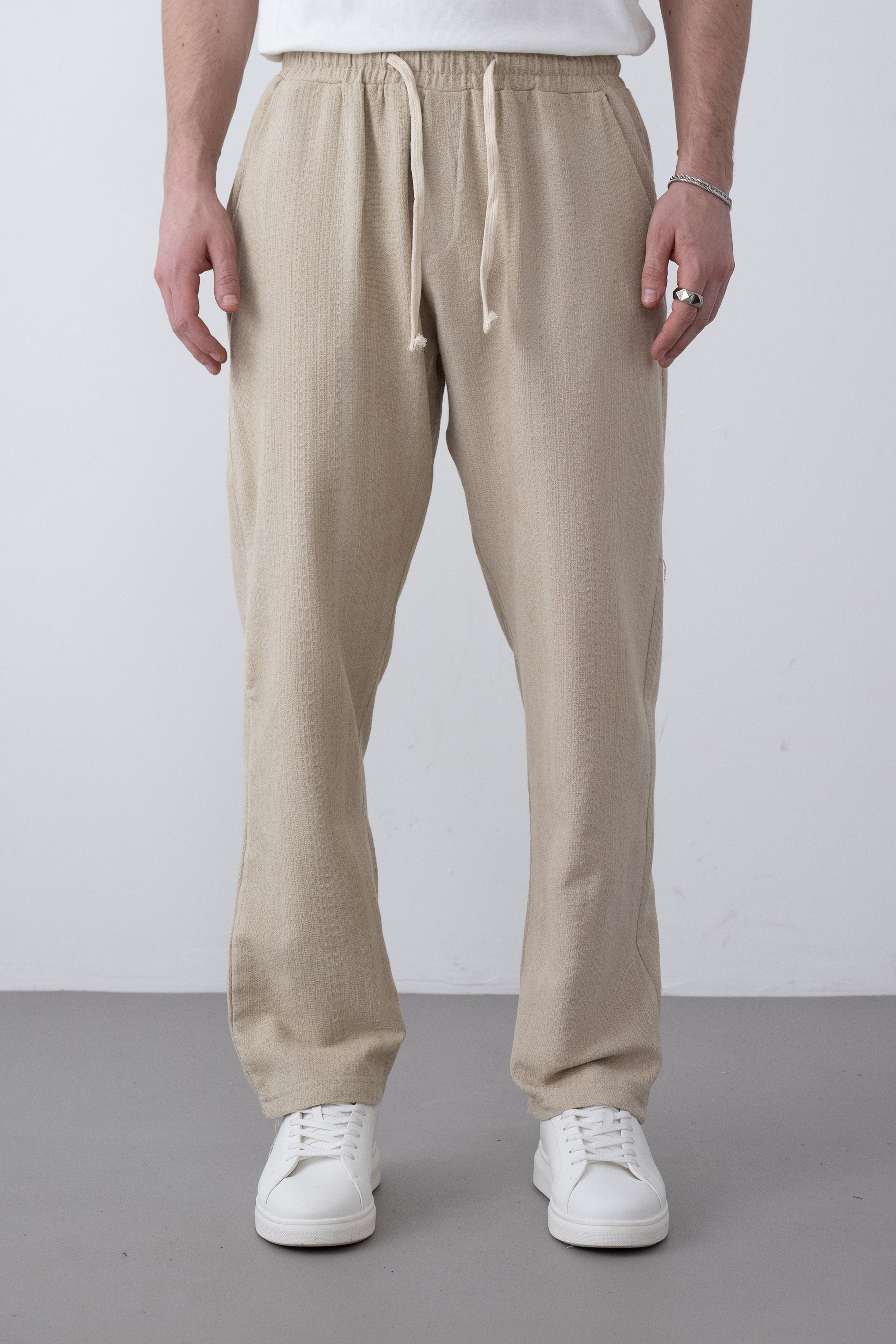 Loose Fit Stoffhose